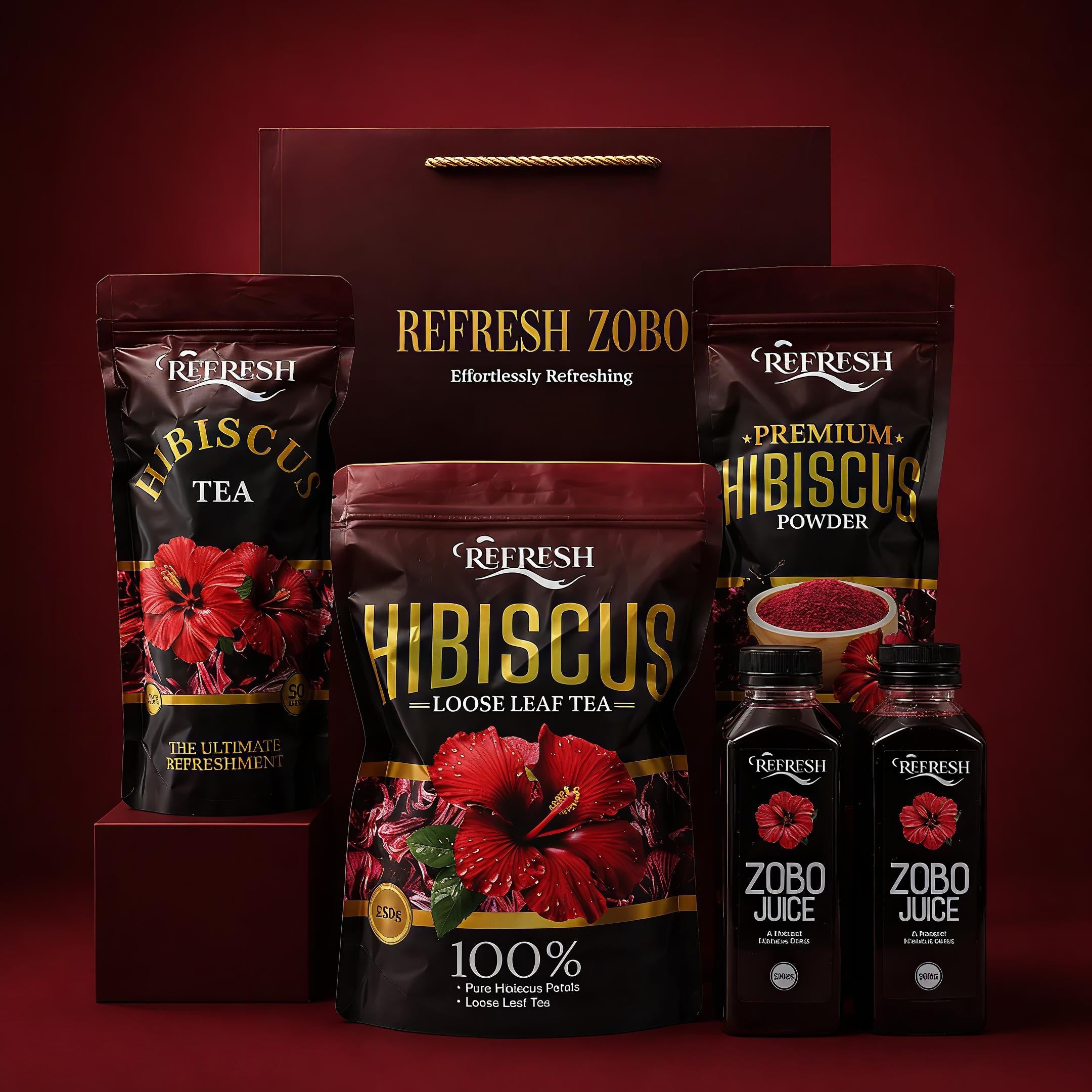 Refresh Zobo Signature Tea collection