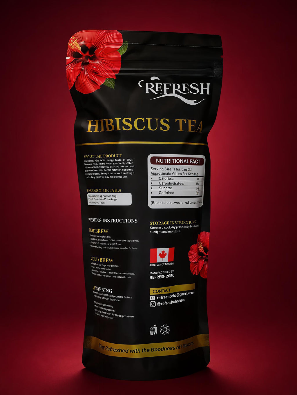 Refresh  Hibiscus Tea